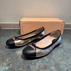 Bloch Chara Metallic Rose Gold Ballet Flats
